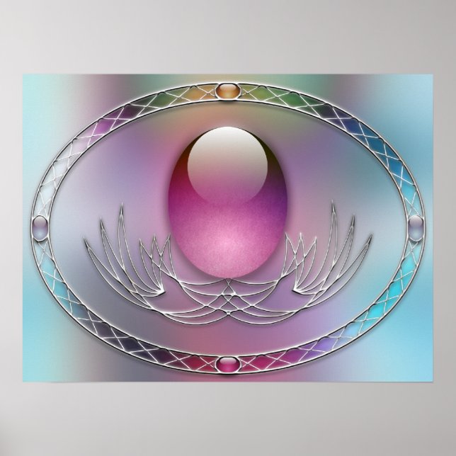 Ostereier drucken poster (Vorne)