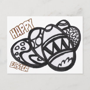 Ostereier, Farbbild Postkarte