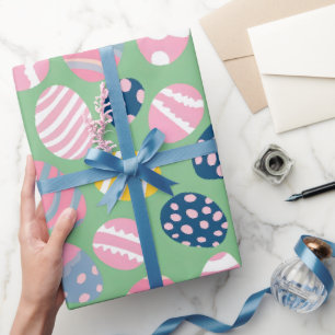 Ostereier farbenfrohe Muster Geschenkpapier