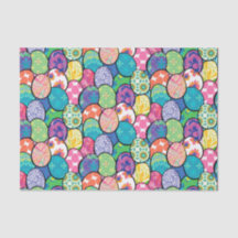 Ostereier farbenfrohe Muster