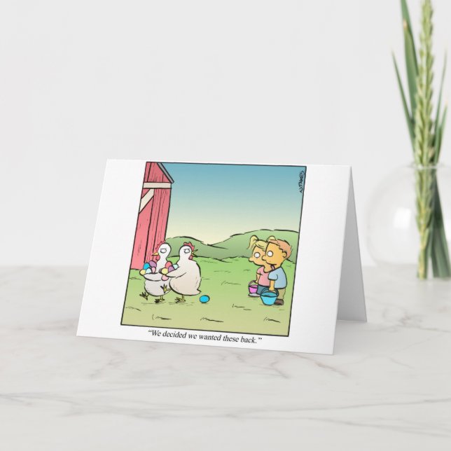 Ostereier Feiertagskarte (Vorderseite)