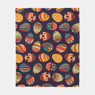 Ostereier: festliches nahtloses Design. Fleecedecke