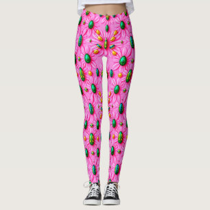 OSTEREIER ~ Floral Rosa 3D ~ Leggings