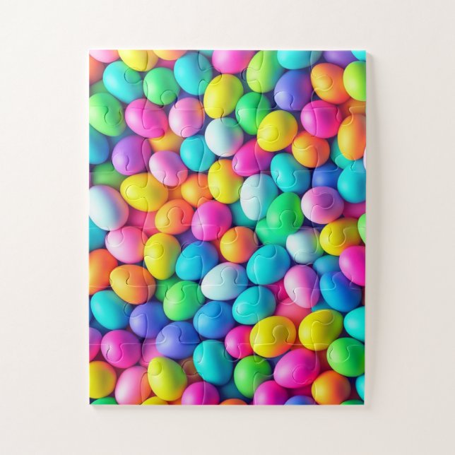 Ostereier/Frühling in hellen Farben Puzzle (Vertikal)