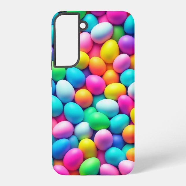 Ostereier/Frühling in hellen Farben Samsung Galaxy Hülle (Rückseite)