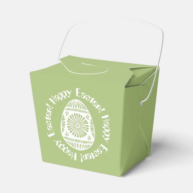 Ostereier-Gefälligkeitskästen Geschenkschachtel (Vorderseite)