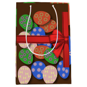 Ostereier Gemustert Mittlere Geschenktüte