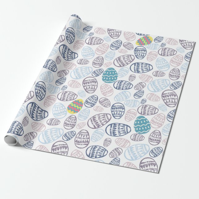 Ostereier Geschenkpapier (Ungerollt)