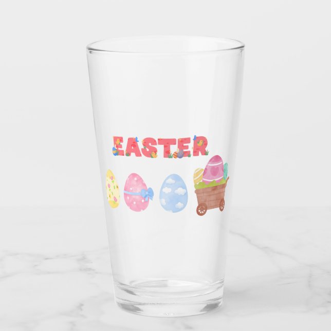 Ostereier Glass Cup Glas (Vorderseite)