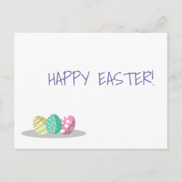 Ostereier glücklich Ostern Postkarte