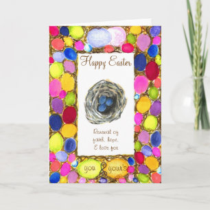 Ostereier Grußkarte Feiertagskarte