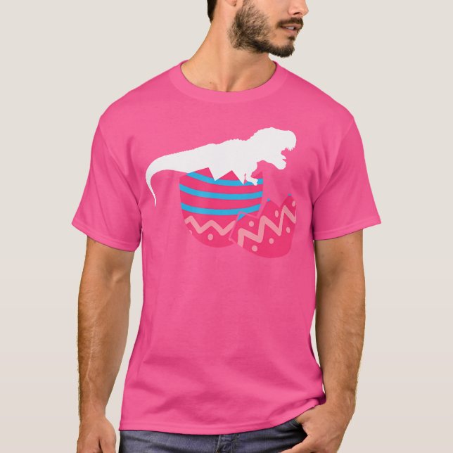 Ostereier Hemd Dinosaur T-Shirt Funny T Rex Gesche (Vorderseite)