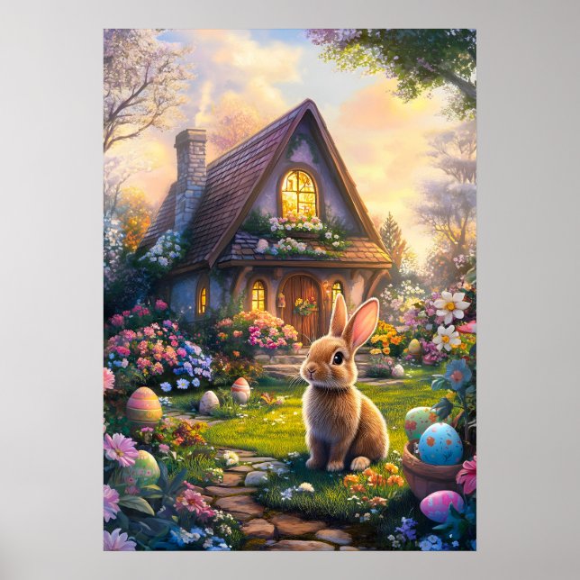 Ostereier Hunt Bunny Poster (Vorne)