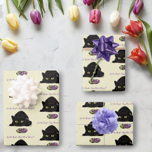 Ostereier Hunt Cat Funny Geschenkpapier Set