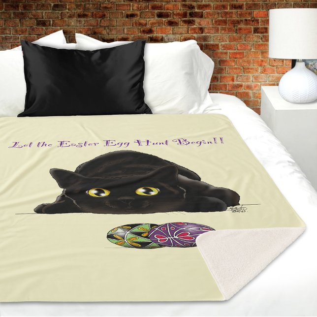 Ostereier Hunt Cat Funny Sherpadecke (Von Creator hochgeladen)