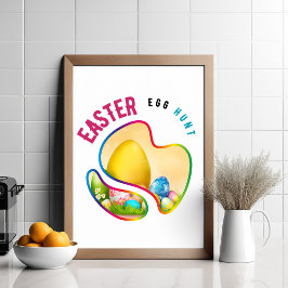 Ostereier Hunt - Frohe Ostern! Poster
