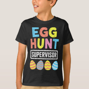Ostereier Hunt Supervisor Rabbit Bunny Ostertag T-Shirt