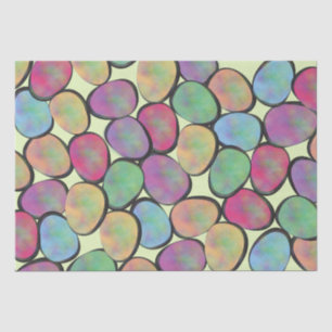 Ostereier in Farbe Seidenpapier