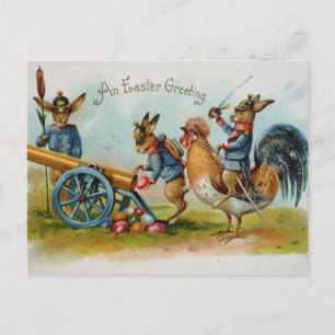 Ostereier in Kanon Feiertagspostkarte