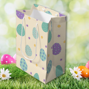 Ostereier in Pastellfarben Mittlere Geschenktüte