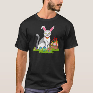 Ostereier Jagd Bunny Scottish Fold Cat Oster T-Shirt
