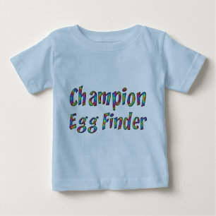 Ostereier Jagd Champion Egg Finder Funny Colorful Baby T-shirt