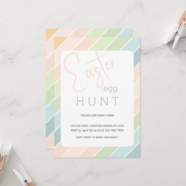 Ostereier Jagd Creamy Ice Creme Party (Vorderseite/Rückseite Beispiel)