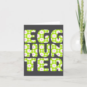 Ostereier-Jagd-Eier-Jäger-Design Karte