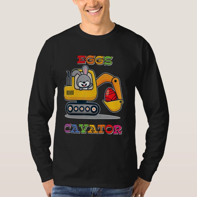 Ostereier Jagd Eier Kavator T-Shirt (Vorderseite)