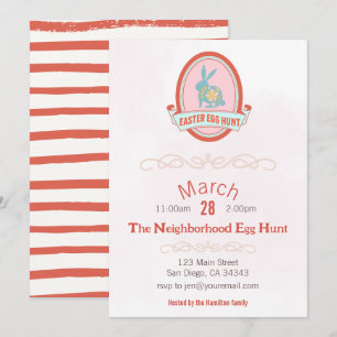 Ostereier-Jagd Frühlingssonne Party Einladung