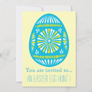 Ostereier Jagd Ostern Party gemustert Ostern Ei Einladung