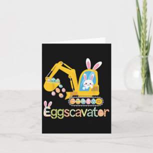 Ostereier Jagd Shirt für Kinder Funny Eggscavator Karte