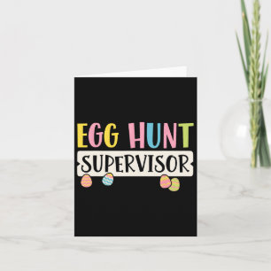 Ostereier Jagd Supervisor Funny Mama Vater Männer Karte
