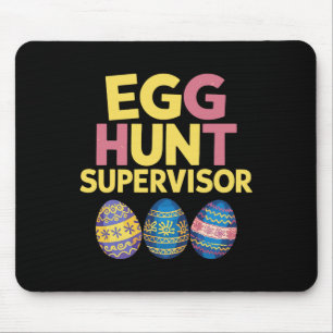Ostereier Jagd Supervisor Funny Mama Vater Männer  Mousepad
