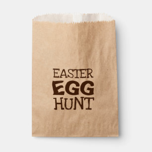Ostereier Jagd Typografie Geschenktütchen
