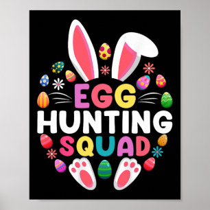 Ostereier-Jagdkommando Frohen Ostertag Jagdsaison Poster