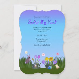 Ostereier jagen 5" x 7" save the date