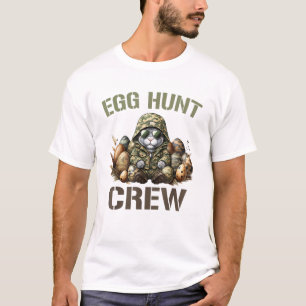 Ostereier-Jäger-Crew-Camo-Jagd-Ostertag-T-Shirt T-Shirt
