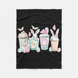 Ostereier Kaffee Bunny Cups Latte Iced Cream Wom Fleecedecke