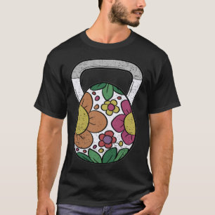 Ostereier Kettlebell Niedliche Fitness Gym Workout T-Shirt