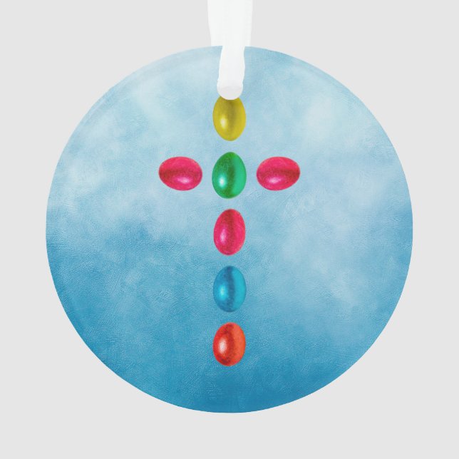 Ostereier kreuzen ornament (Rückseite)
