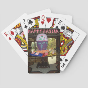 Ostereier Kunst Druck verziert Spielkarten