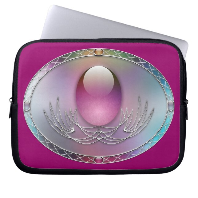 Ostereier Laptop-Sieb Laptopschutzhülle (Vorderseite)