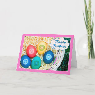 Ostereier mit Star Karte