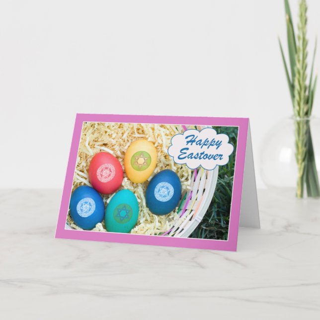 Ostereier mit Star Karte (Vorderseite)