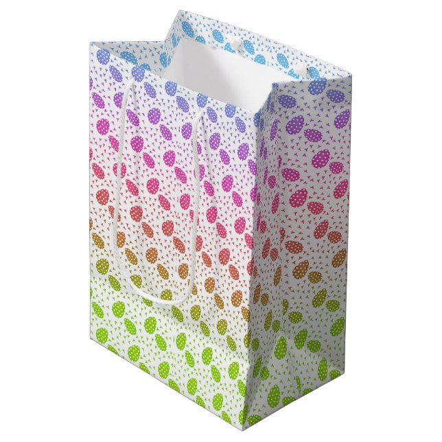 Ostereier Mittlere Geschenktasche Geschenktüte (Vorderseite Schrägansicht)
