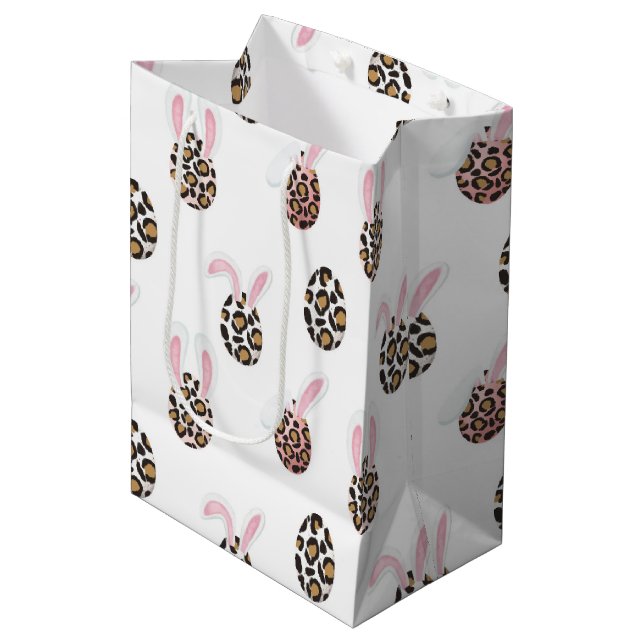 Ostereier Mittlere Geschenktasche Geschenktüte (Vorderseite Schrägansicht)