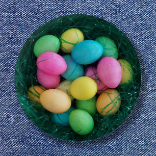 Ostereier-Nestknopf Button