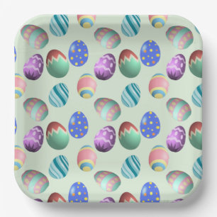 Ostereier Ostereier Party Ostereier Jagen Niedlich Pappteller