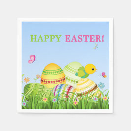 Ostereier Osterpapier Napkins Serviette